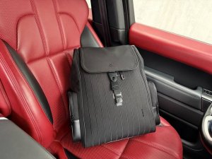 A new high-end Rimowa Never Still backpack. This large, unisex canvas backpack f