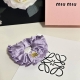 Special single with full set packaging Miumiu Miu Miu popular silk hair band, co