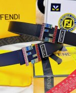 crystals inlaid with colored diamonds. 24K pure steel buckle, never-fading impor