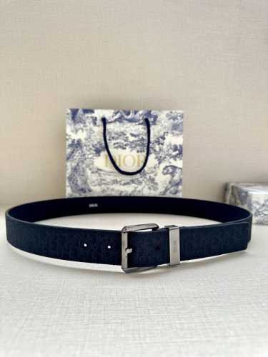 Width 3.5 Cm Dior This Belt Is Meticulously Crafted From Black Ultra-Mini Obliqu