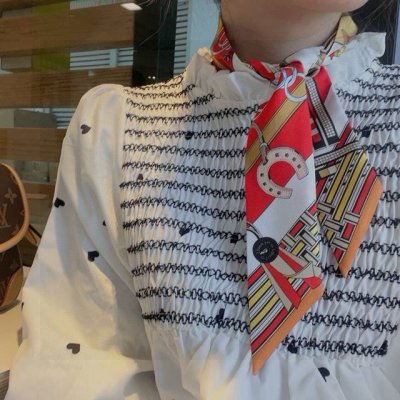 H's new silk scarf, bridle and mascot, 100% heavy silk twill, Herm