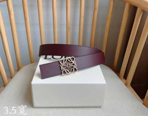 Loewe Latest Belt From Loewe Counters Made Of Smooth Cow Leather Double-Sided Be