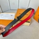 Original packaging L0Uis Vuitt0N This season's new women's belt, 30mm wide, mad