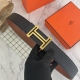 Hermes Special Leather Belt Series Original Hardware Boutique Stainless Steel Bu
