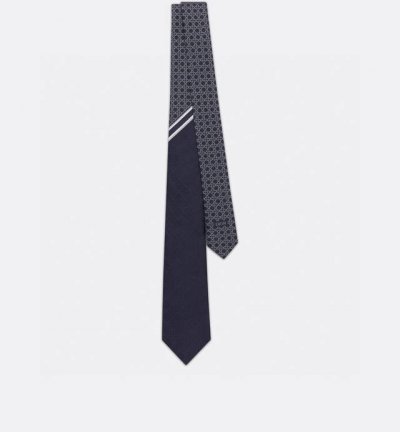 The new tie from Dolby is a hit. The Dior men's D rattan pattern tie is a rare c