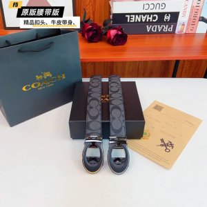 Original quality slide Brand: Coach C men's Color: Black Buckle: Gold and Silver