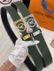 Belt: Louis Vuitton Top Replica - Belt: 100% imported top-grain cowhide, genuine