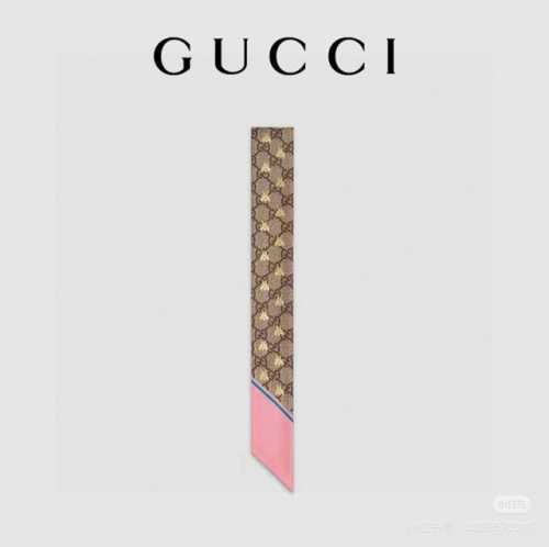 Zg Synchronous gold-plated bee Gucci double-layer silk ribbon The latest model o