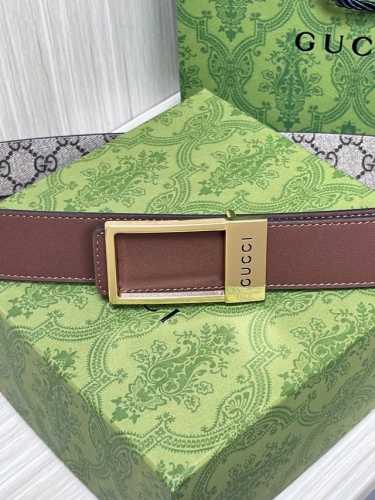 The brand offers a variety of double-sided rectangular buckle belts for men, wit