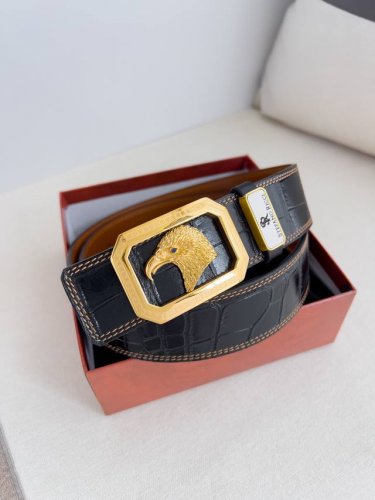 Product Name: Stefano Ricci Belt, Leather Belt Model: Buckle, Pure Steel Automat