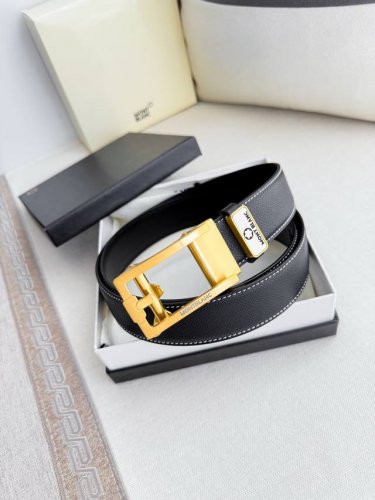 Product Name: Montblanc Original Belt Automatic Leather Belt Model: Automatic Be