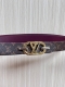 New for the season, this belt is crafted from luxurious calfskin and Monogram c