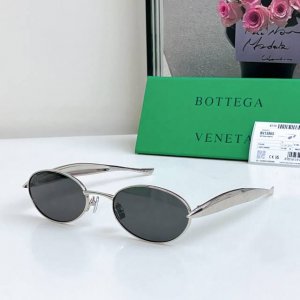 Bottega Veneta Eyewear's sunglasses are named for their sculptural gold temples