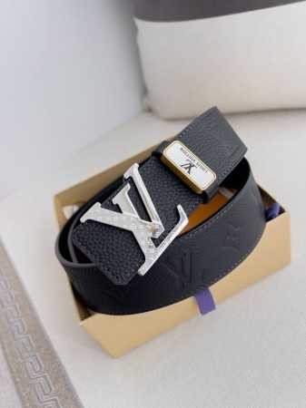 Product Name: Lv..Louis..Vuitton Belt Original Model: Buckle, Classic Pure Steel - Click Image to Close