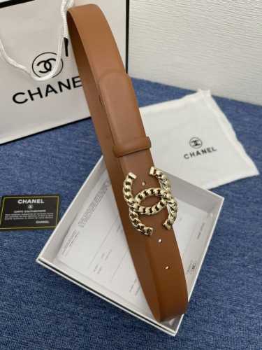 Brand Chanel Women's Belt Description Double-Sided Original Leather Adjustable B