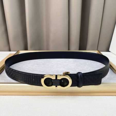 Men's Ferragamo, Soft And Delicate, Versatile And Elegant, 3.5 Cm Wide, Official - Click Image to Close