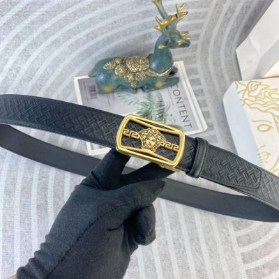 Versace Special Leather Belt Automatic Buckle Series, Original Factory Premium S