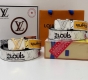 Belt: Louis Vuitton Top Replica - Belt: 100% imported original top-grain cowhide