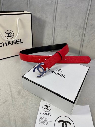 Width 3.0Cm Chanel Belt Body Even Grain Summer Multi-Color Options Gold And Silv