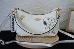 Coach Cbj76 Classic Signature Teri Shoulder Bag, PVC and Leather Crossbody Handb