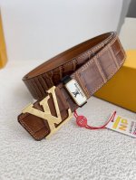 Product Name: Lv. Louis Vuitton Belt, Original Single Belt Model: Buckle, Classi