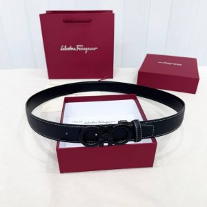 Ferragamo. Suitable for both business casual and formal wear! 3.5cm classic and