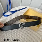 Original Packaging 1.0 L0Uis Vuitt0N New Season Men's Original Single Belt, 35m