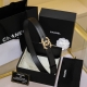 Chanel 24S Cc Pearl Swarovski Crystal White And Black Letter Logo Buckle Brass M