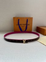 2.0 Width This Lv Iconic Double-Sided Belt Features A Slim Silhouette For The Ne