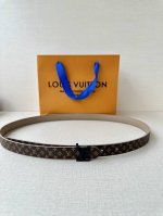 2.0 Wide Mini Lv Double-sided Belt with luxurious leather and iconic Monogram ca