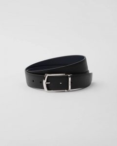 Rada Men's Reversible Waistband Belt (3.4cm), same style as in Prada boutiques. Rada Men's Reversible Waistband Belt (3.4cm), same style as in Prada boutiques.