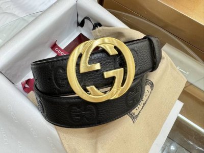 Gucci Full packaging, original French leather, classic full leather embossed, ne