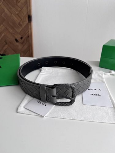 Bv 2025 Newest Men's Braided Belt, Handmade Intreccio Small Check Braided Double