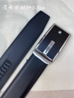 Montblanc Men's Automatic Belt - Width 34mm 316 fine steel buckle, finely crafte