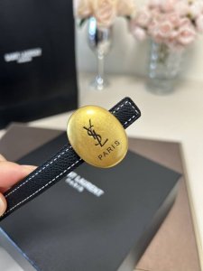 Special Ysl Saint Laurent Small Belt, Retro And Stylish. Width 1.5Cm