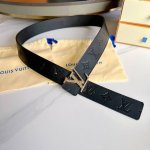 Lv Louis Vuitton Full Set Packaging 40Mm Width Authentic One-Piece Cast Metal Ha
