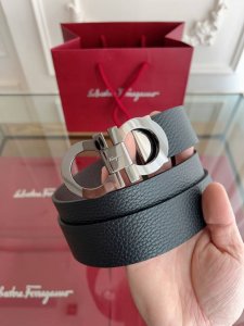 Ferragamo 3.5Cm Original Leather. Precision Brass Hardware Upgraded Version Nfc