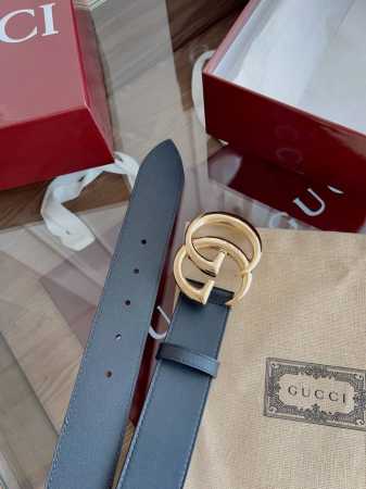 gucci Surface: First Layer Calfskin Width: 4.0Cm New Version Of The Logo Hori - Click Image to Close