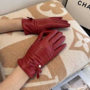 2025 New Exclusive First Launch Touchscreen Gloves Chanel Beaded Double C Origin