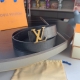 L0Uis Vuitt0N New Season Men's Original Single-Piece Belt, 40mm Width, Double-Si