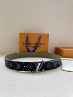 4.0 Width: The New Lv Initiales Reversible Waist Belt From The 2025 Spring/Summe