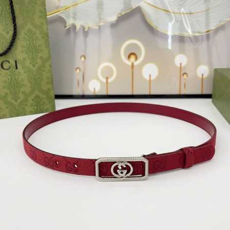 Special Gucci 2.0Cm New Woven Strap Canvas, Canvas With Leather Bottom, Strap Wi - Click Image to Close