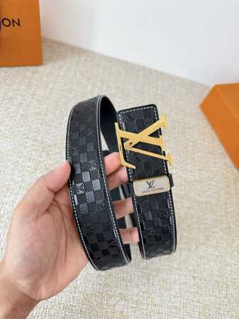 Product Name: Louis Vuitton Belt - Original Single Belt Model: Hook, Classic Pur - Click Image to Close