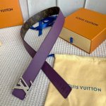 Extra Width: 40Mm L0Uis Vuitt0N Men's New Original Belt. Genuine Counter Code! B