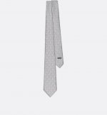 Officially released, the Dior Men's Silk Cannage Tie features a new line diamond