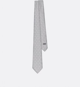 Officially released, the Dior Men's Silk Cannage Tie features a new line diamond