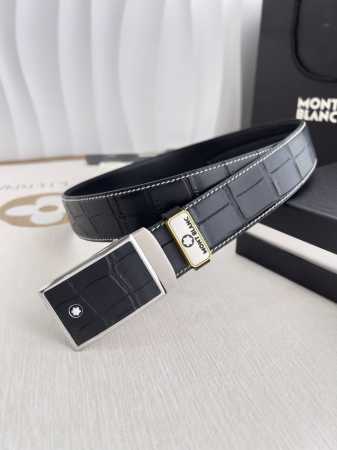Product Name: Montblanc. Montblanc Original Single Belt Automatic Belt Model: Au - Click Image to Close