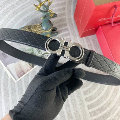 Ferragamo Special Leather Belt Automatic Series, Original Factory Premium Stainl