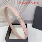 3.0Cm Chanel Belt, Double-Sided Top-Grain Leather, Length: 75.80.85.90.95.100 Cm