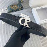 Ck Special leather belt series, original hardware and fine stainless steel buckl